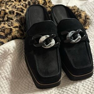 Naked feet Elect platform mule 9M